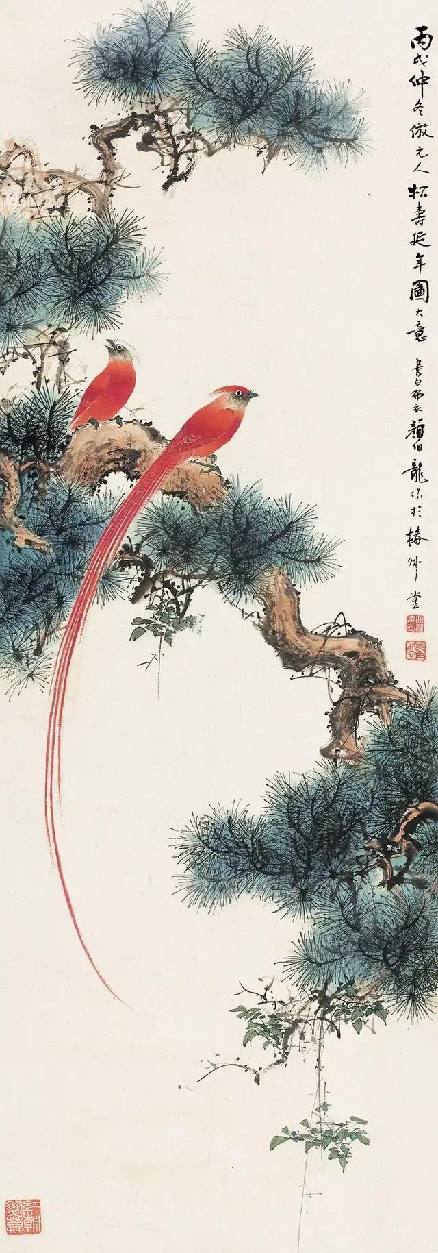 近代著名的花鸟画家颜伯龙